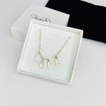 Silver Initial Chain Necklace