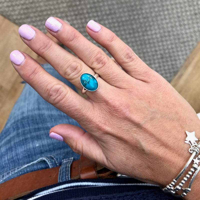 Turquoise Gemstone Ring - KookyTwo