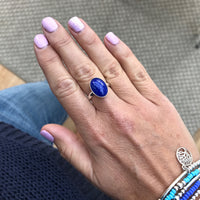 Lapis Lazuli Gemstone Ring - KookyTwo