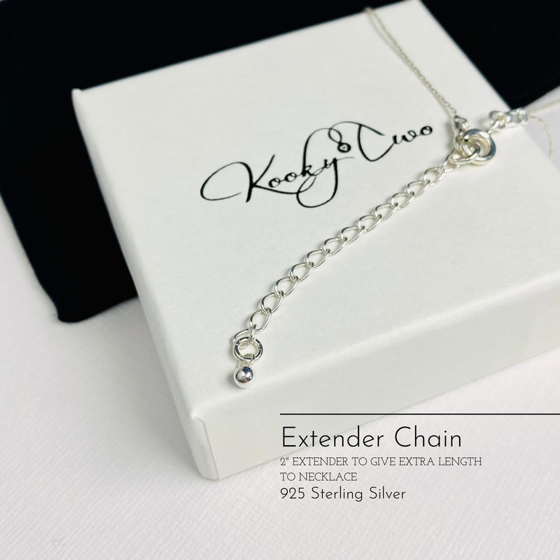 Amazon.com: 3 Pcs 925 Sterling Silver Necklace Extender Sterling Silver  Chain Extenders for Necklaces Bracelet Extender Silver 1inch 2inch 3inch :  Arts, Crafts & Sewing