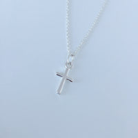 Silver Cross Necklace - KookyTwo