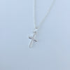 Silver Cross Necklace - KookyTwo