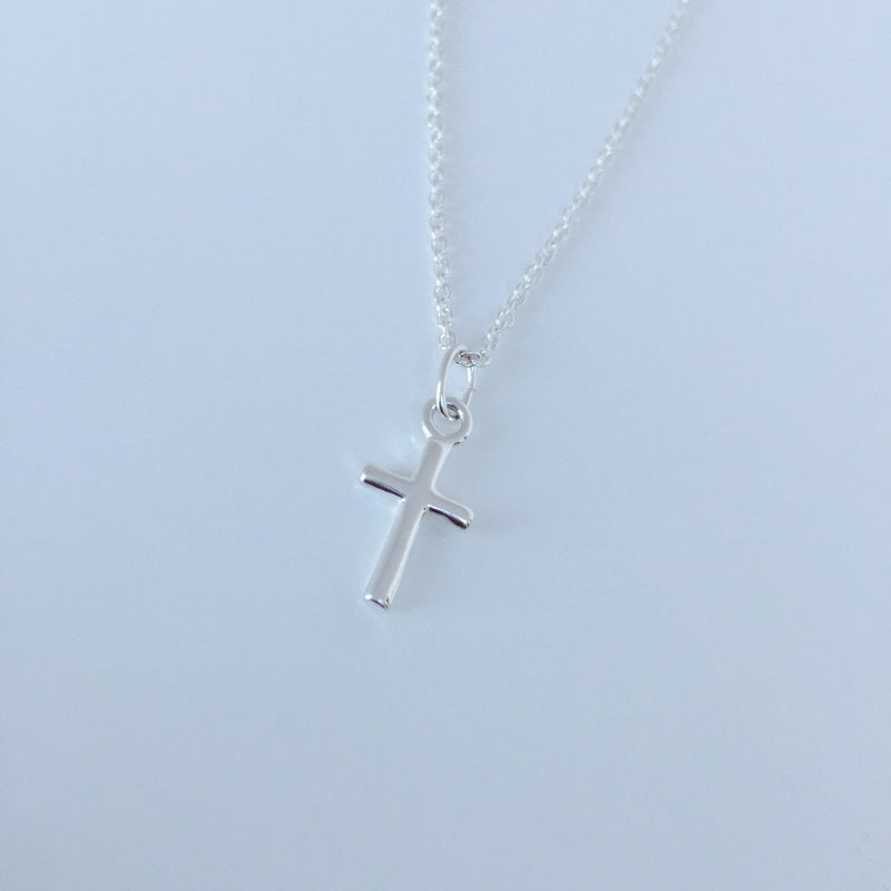 Silver Cross Necklace - KookyTwo
