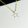 STELLAR | Gold Chain and Silver Star Necklace