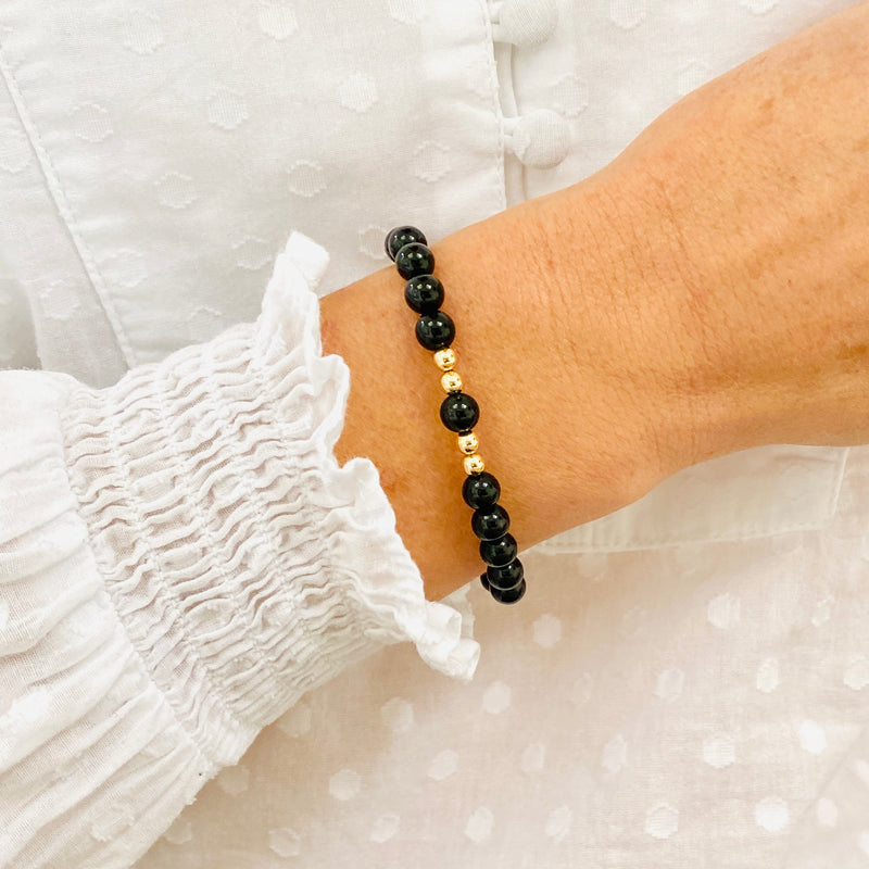 Gemstone Bracelet Black Onyx