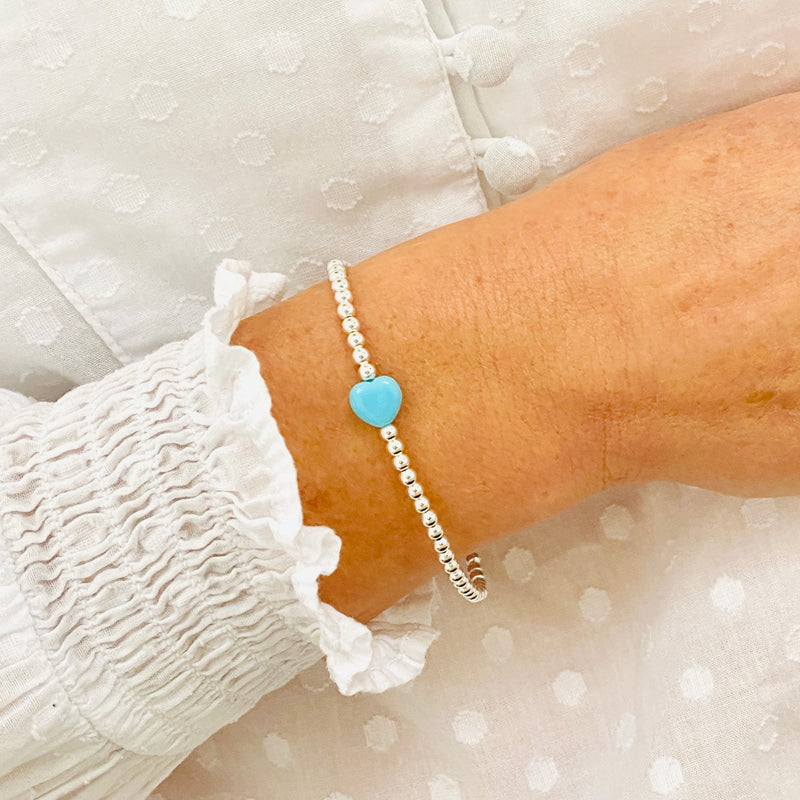 Freshwater Pearls and Tiffany Blue Jade Bracelet Set – LaSirene Designs