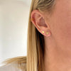 Gold Leopard Stud Earrings