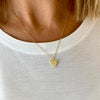 Gold Leopard Charm Necklace. Necklace with Gold Leopard Charm.