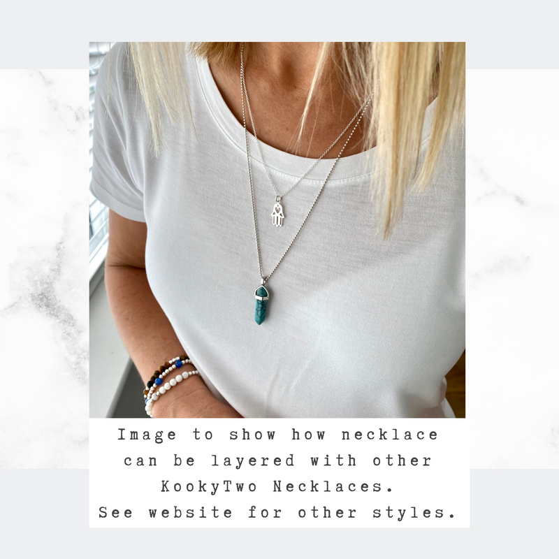 Layering necklace style with stylish charm necklaces perfect for everyday wear. KookyTwo. 