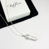 CALM | Crystal Howlite Point Necklace Sterling Silver