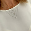 Silver Initial Necklace - KookyTwo