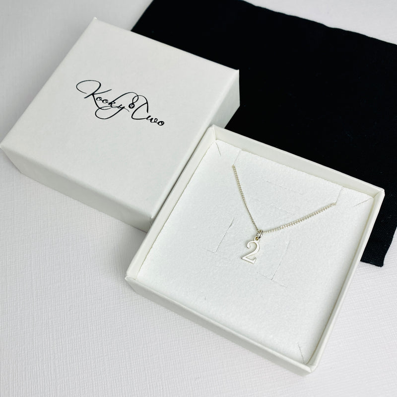 MY NUMBER | Silver Lucky Number Necklace