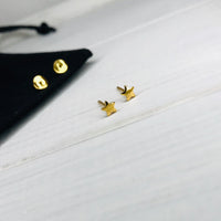 Gold Star Stud Earrings - KookyTwo