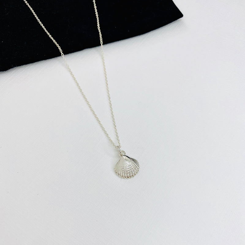 Silver Shell Necklace - KookyTwo