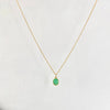 Gold Chrysoprase Necklace - KookyTwo