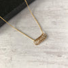 Seven Gold Rings Necklace - KookyTwo