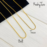 Seven Gold Rings Necklace - KookyTwo