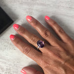 Fluorite Gemstone Ring - KookyTwo