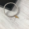 Silver and Gold Angel Wing Bracelet - KookyTwo