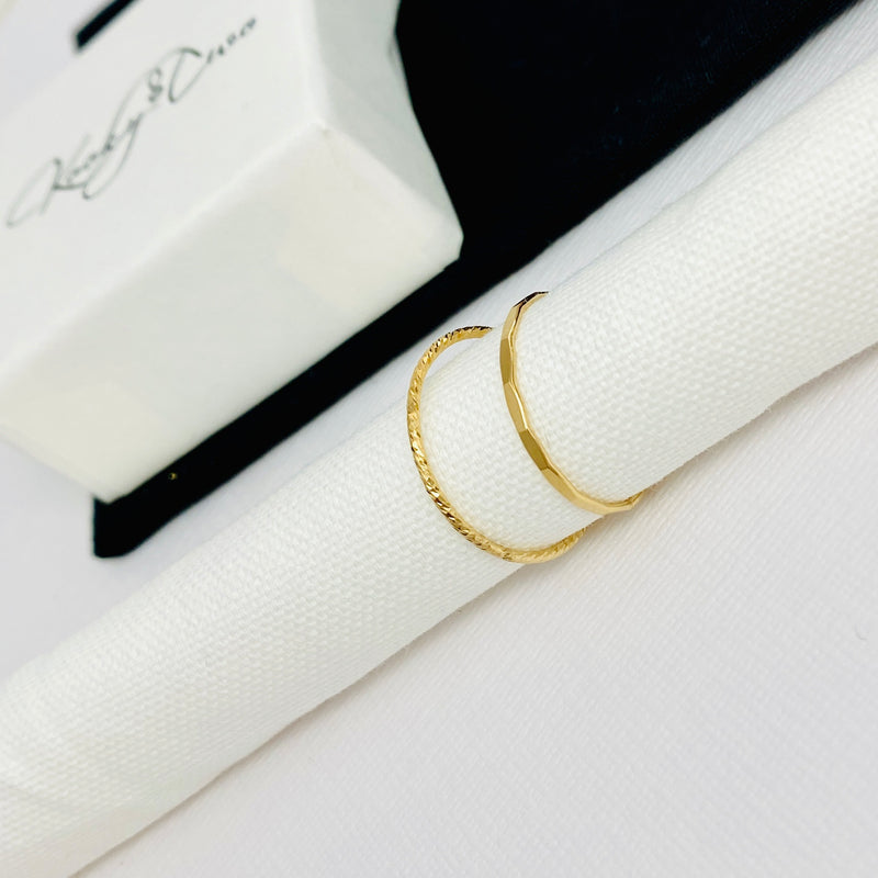 STACKS | Gold Stacking Rings