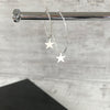 Silver Star Hoop Earrings - KookyTwo