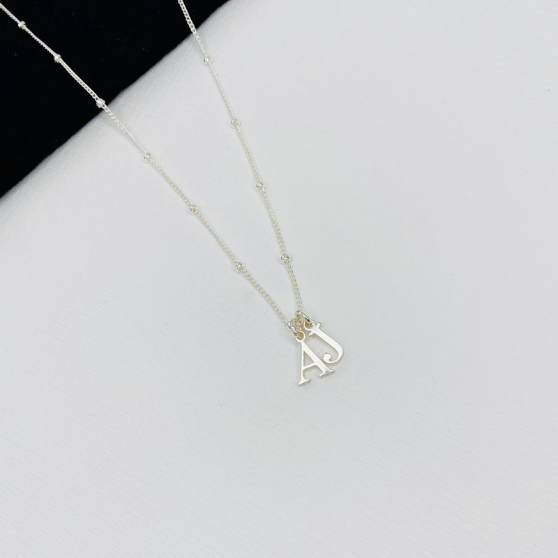 Personalised Clear Resin Initial Necklace | Lisa Angel