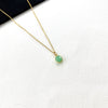 Gold Chrysoprase Necklace - KookyTwo