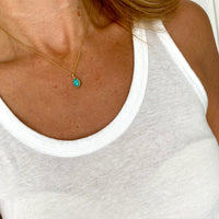 Gold Amazonite Necklace - KookyTwo