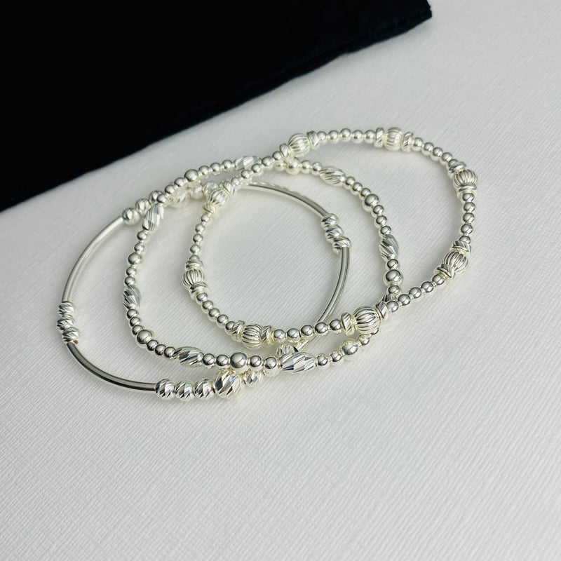 Bracelet stacking set.