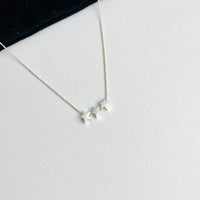 Silver Three Star Necklace - KookyTwo