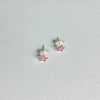 Purple Glitter Star Earrings