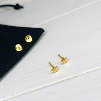 Gold Star Stud Earrings - KookyTwo