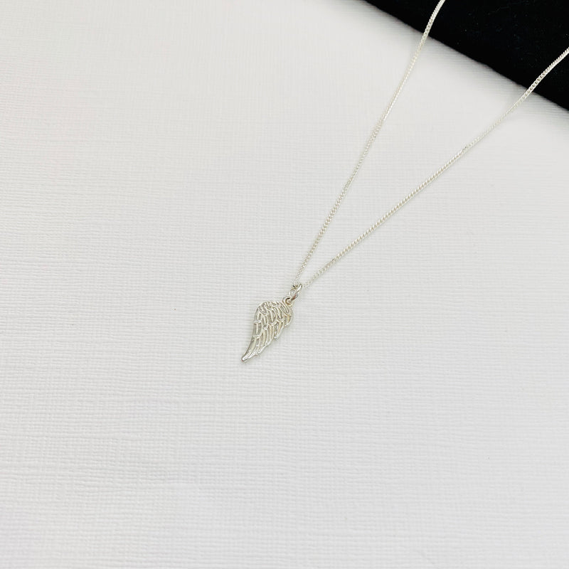 Silver Angel Wing Necklace - KookyTwo