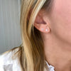 Pretty stud star earrings for ladies. Silver stud star earrings for girls