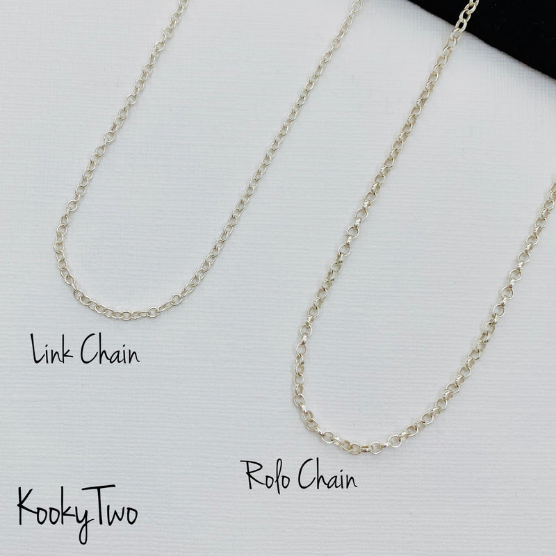 Silver Rolo Necklace Chain