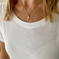 Gold Angel Wing Necklace - KookyTwo