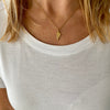 Gold Angel Wing Necklace - KookyTwo