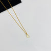 Gold Initial Necklace - KookyTwo