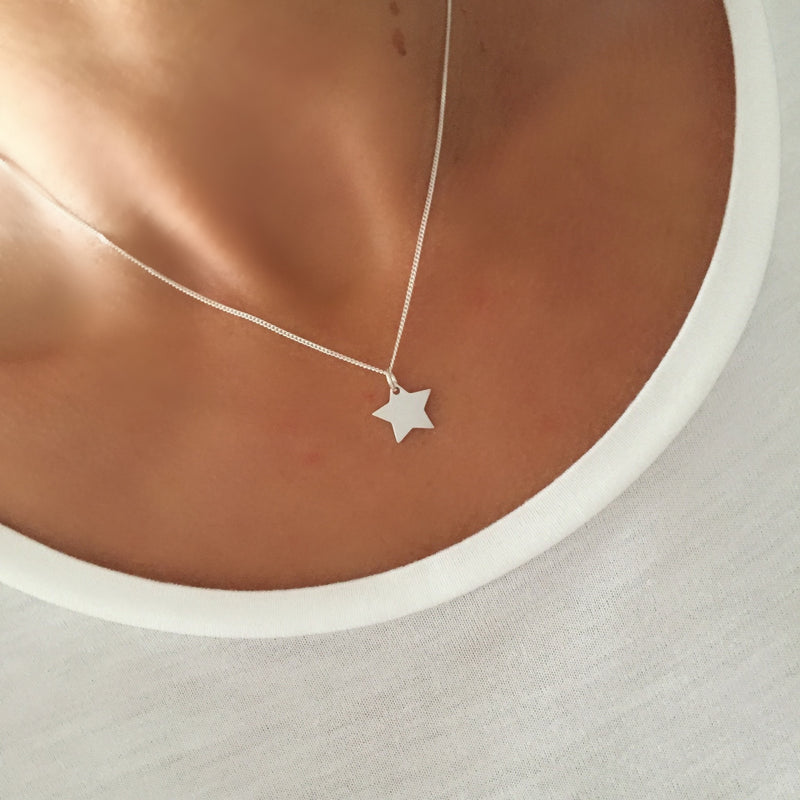 Silver Star Necklace - KookyTwo