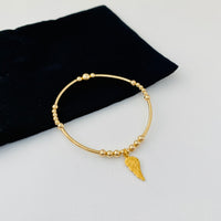 Gold Angel Wing Bracelet