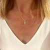 Silver Chrysoprase Necklace - KookyTwo