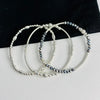 Sparkle bead bracelet stacking set. KookyTwo.