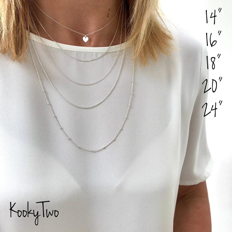 Silver Satellite Necklace - KookyTwo