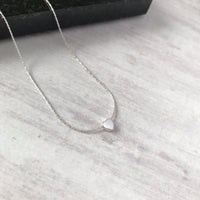 Silver Heart Necklace - KookyTwo