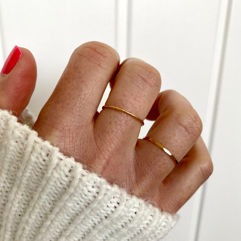 STACKS | Gold Stacking Rings