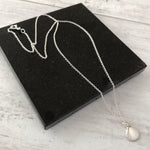 Silver Shell Necklace - KookyTwo