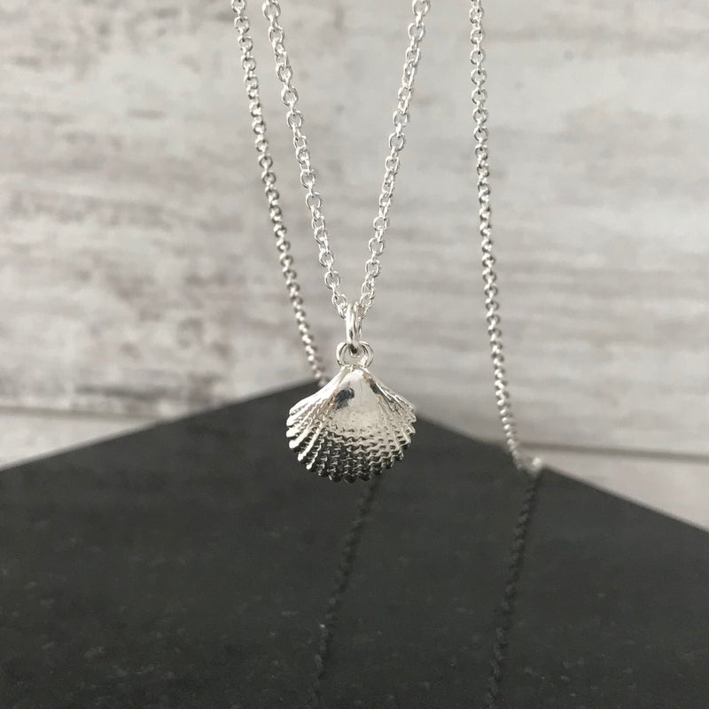 Silver Shell Necklace - KookyTwo