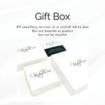 Pet necklace gift for cat lover arrives in white gift box. Pet necklace for dog lover arrives in white gift box.