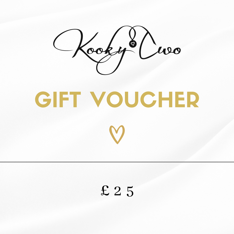 £25 gift voucher to purchase jewellery at KookyTwo