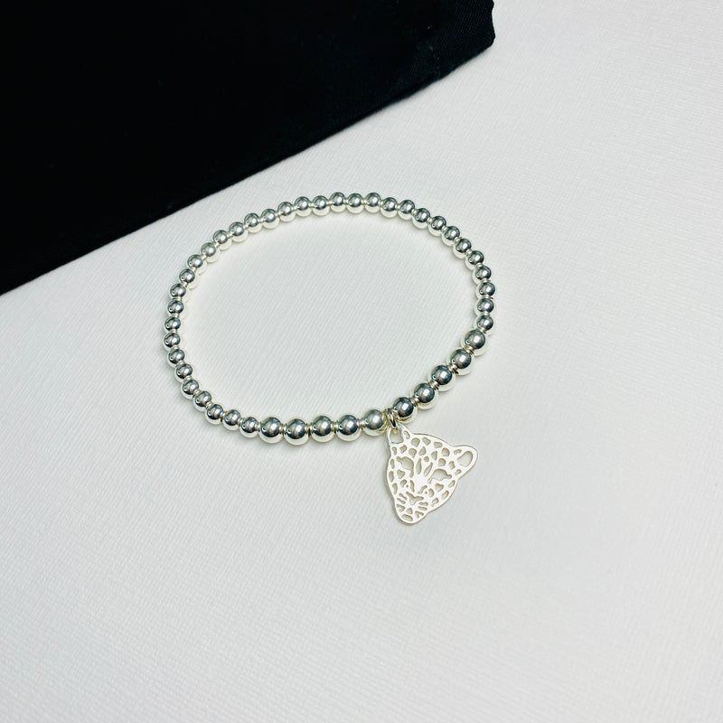 LEO | Silver Leopard Bracelet